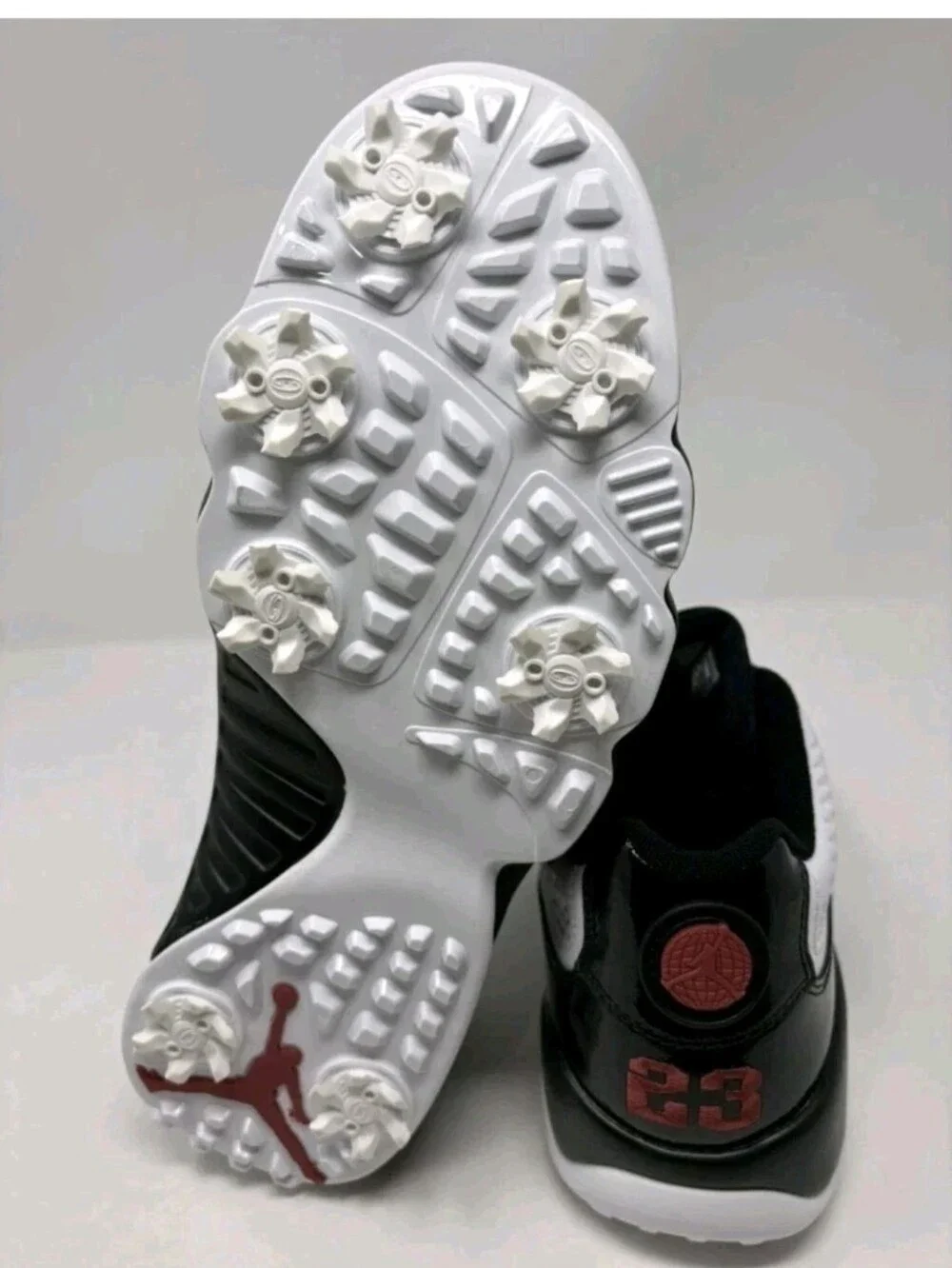 Nike Air Jordan 9 Retro Low Golf White Black True Red Men's 7 New FJ5934-100